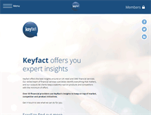 Tablet Screenshot of keyfact.com